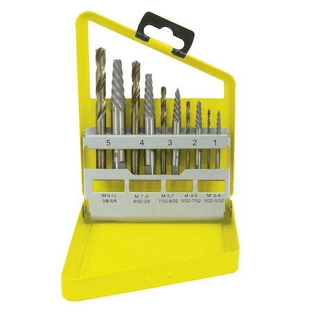 Surtek Screw Extractor Set 10 Pieces 107044